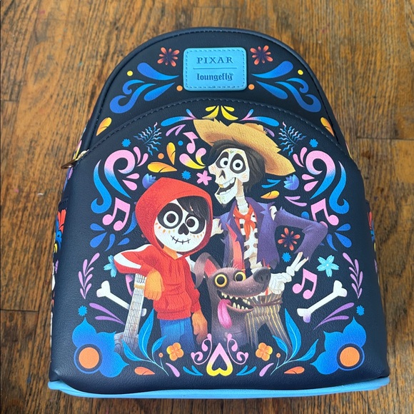 Disney Pixar Loungefly coco trio art mini backpack - Picture 5 of 6